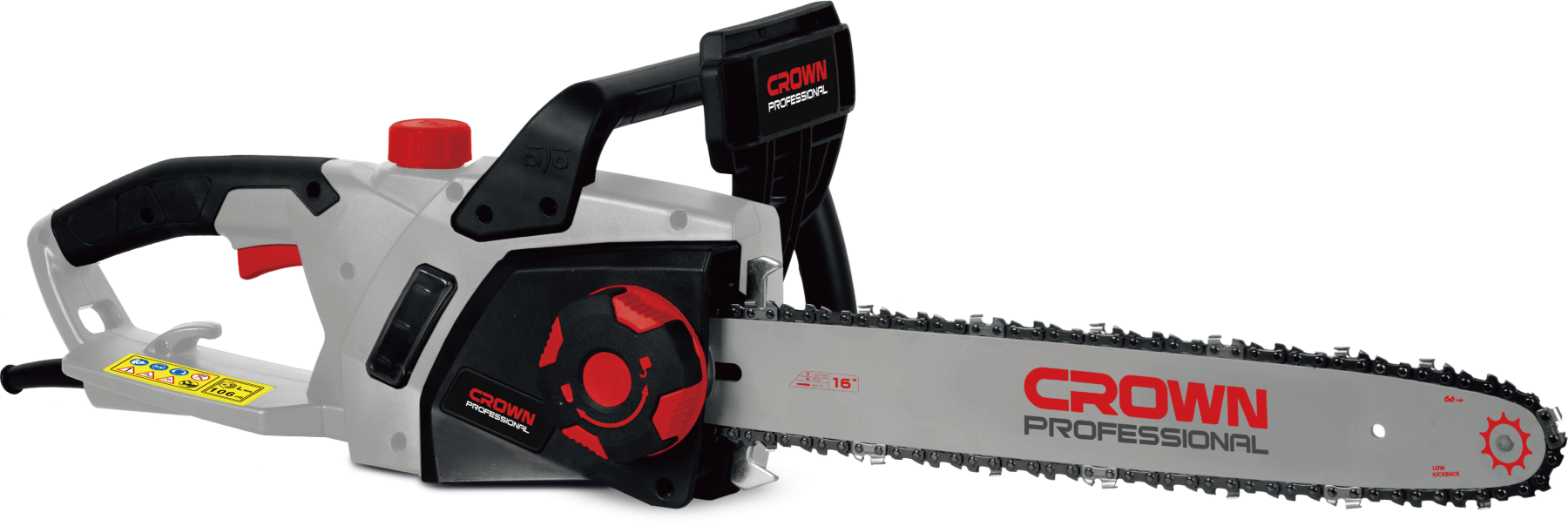 Цепная пила CROWN CT20187-16, электрическая, 2200 Вт, шина 400 мм