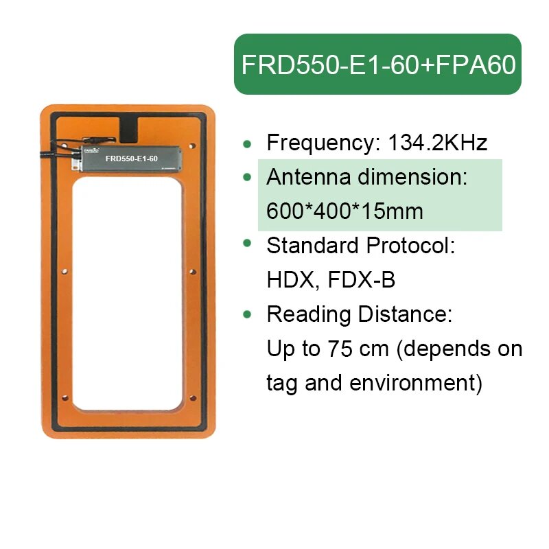 134,2 кГц 2,4G type-C RFID-сканер микрочипов ISO11784/5 FDX-B HDX ушные бирки для животных RFID-считыватель для иллюзии крупного рогатого скота, FRD550 E1 60 FPA60