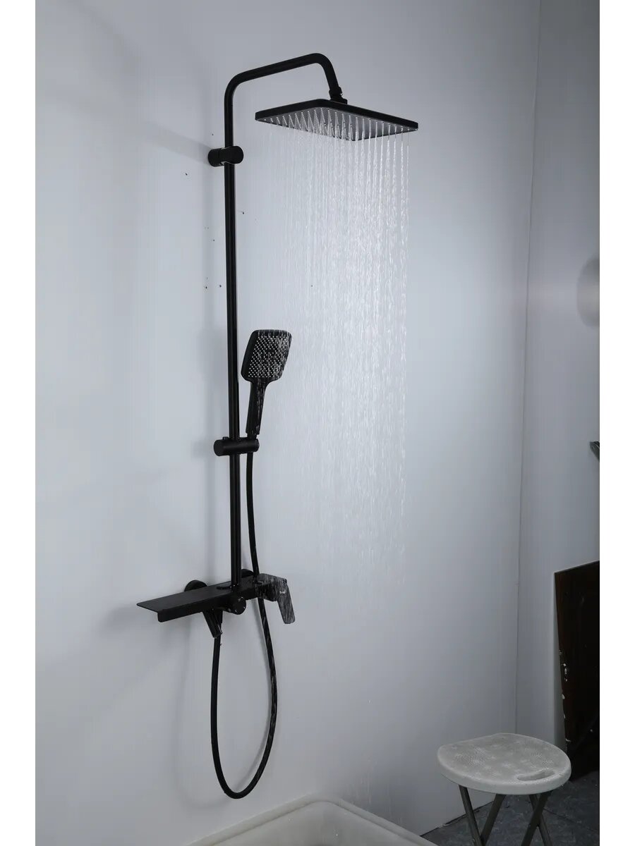 Душевая система с тропическим душем Frap F24202-6 — фото 1