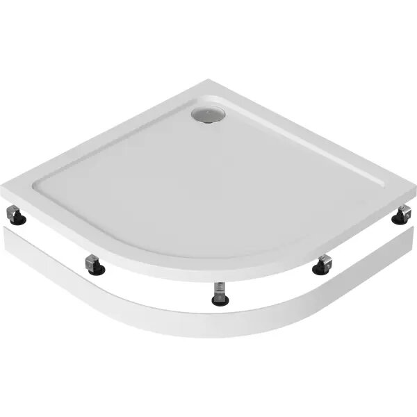 Экран для душевого поддона Sensea Slim акрил 1/4 круга 100x100 см