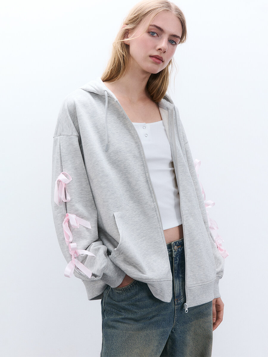 Худи Befree Young Casual, размер M, , серый меланж