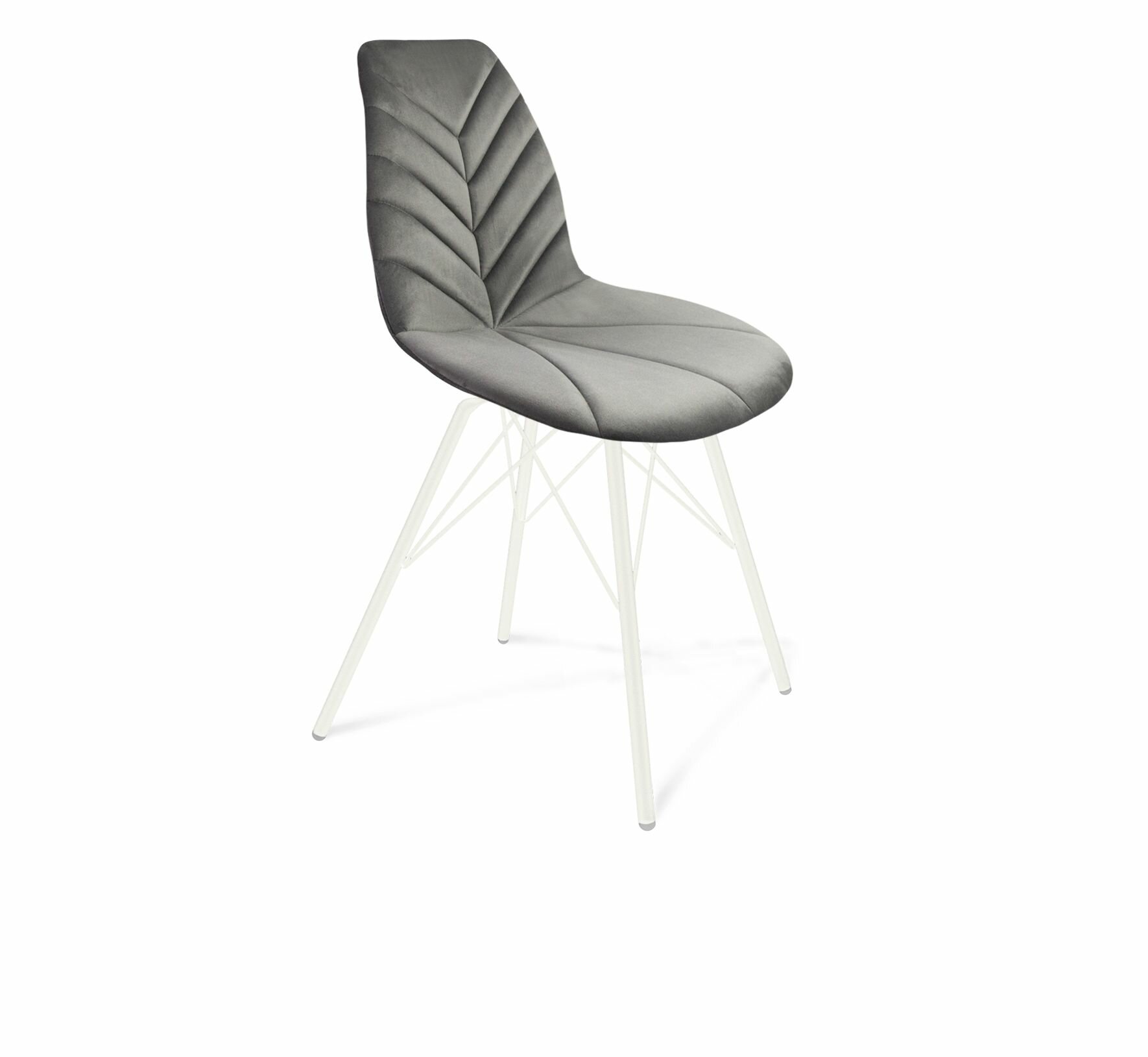 Стулья мягкие, со спинкой, на металлическом каркасе, для кухни, комплект 4 шт, SHT-ST29-C/S37 x4