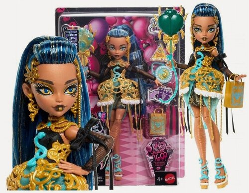 Изображение товара Кукла Mattel Monster High SCARFY SWEET BIRTHDAY - Клео Де Нил- Кукла с аксессуарами Монстр Хай JBG76