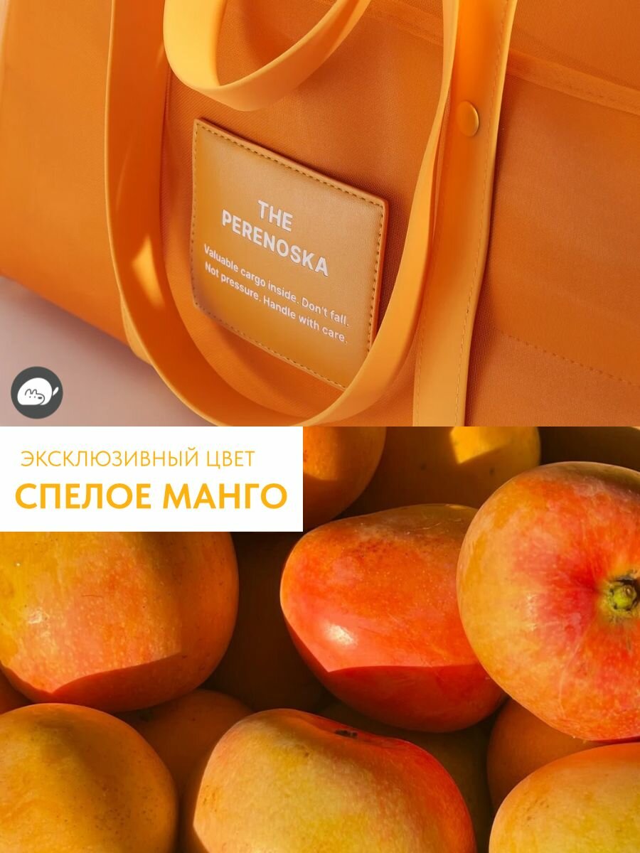 Переноска для собак мелких пород IN GOOD COMPANY в цвете Спелое манго — фото 1