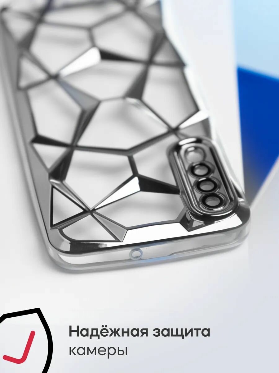 Чехол на Samsung A50 / A50s / A30s силикон противоударный; защита камеры; защита от царапин и пыли — фото 1