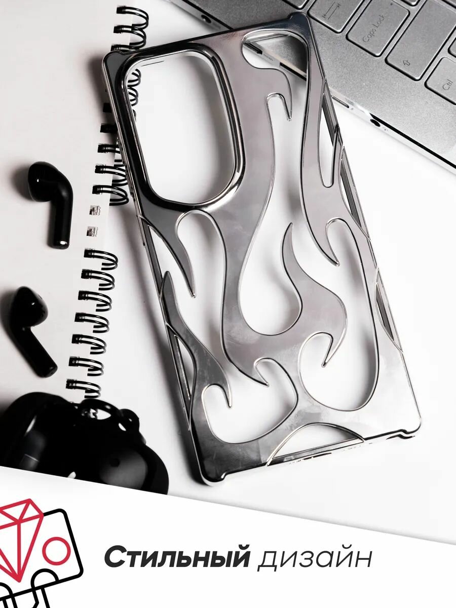 Чехол на Samsung S24 Ultra силикон противоударный; защита камеры; защита от царапин и пыли — фото 1