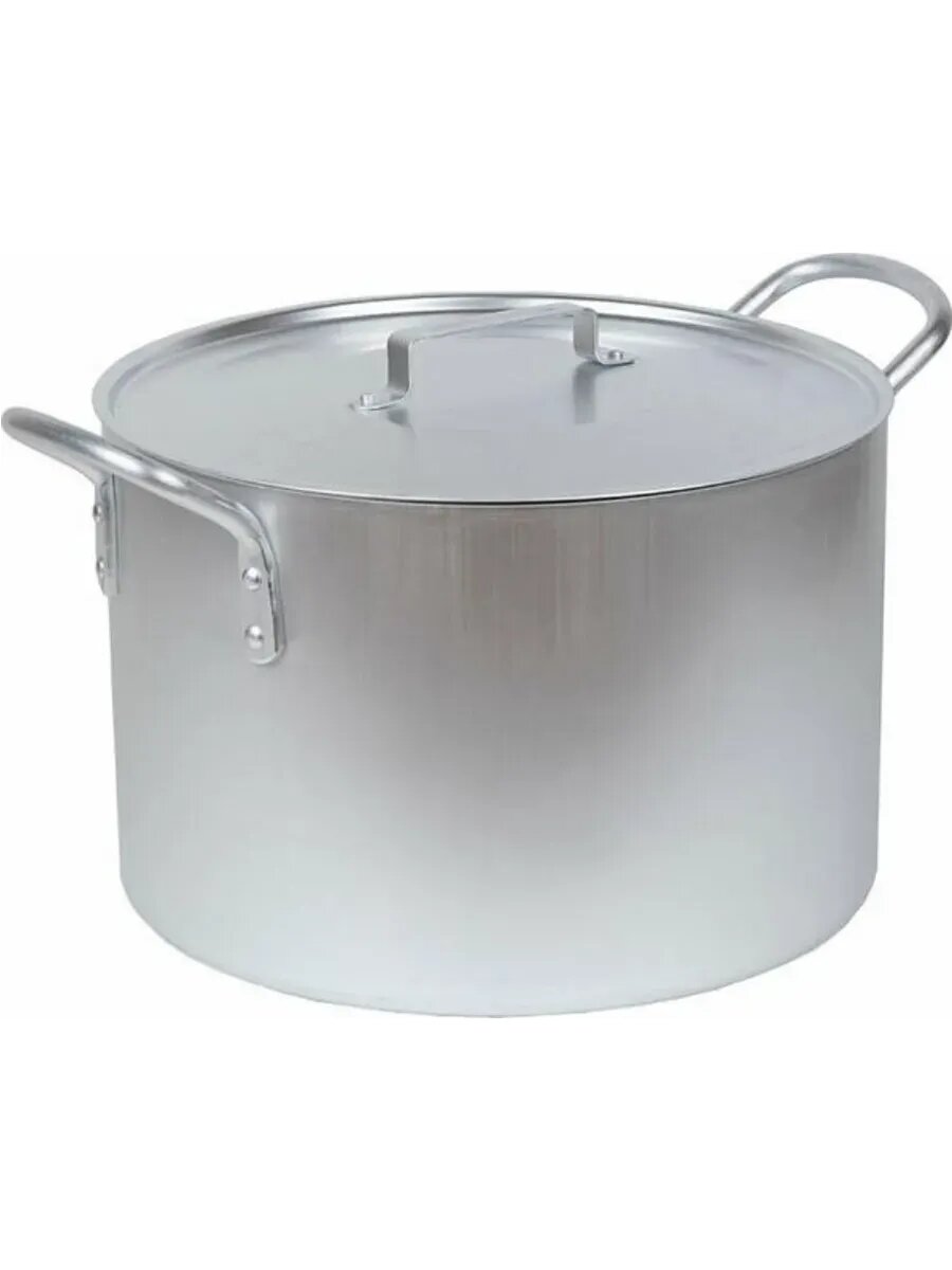 Кастрюля с крышкой КАЛИТВА 17202 объем 20 л алюминий серебристый