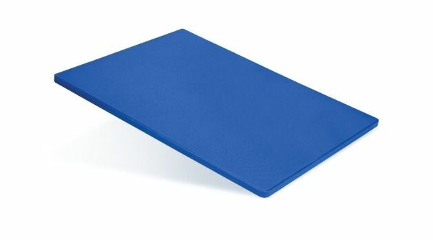 Доска разделочная 400х300х12 синяя пластик