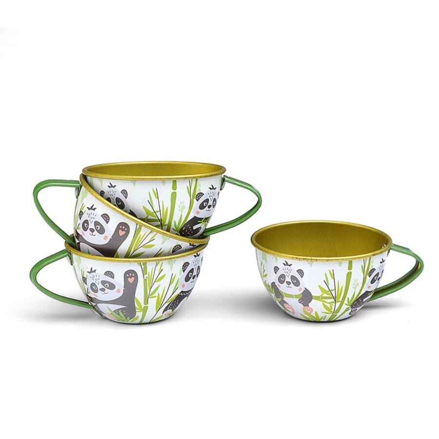 Набор посуды Пандочки 14 предметов — фото 1