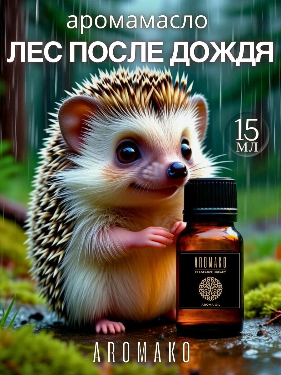 Ароматическое масло AROMAKo "Лес после дождя" , для ароматерапии, 15мл