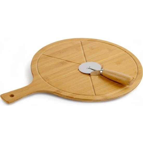 Доска для пиццы Attribute PIZZAIOLO 35 см с ножом для пиццы (AGP035)