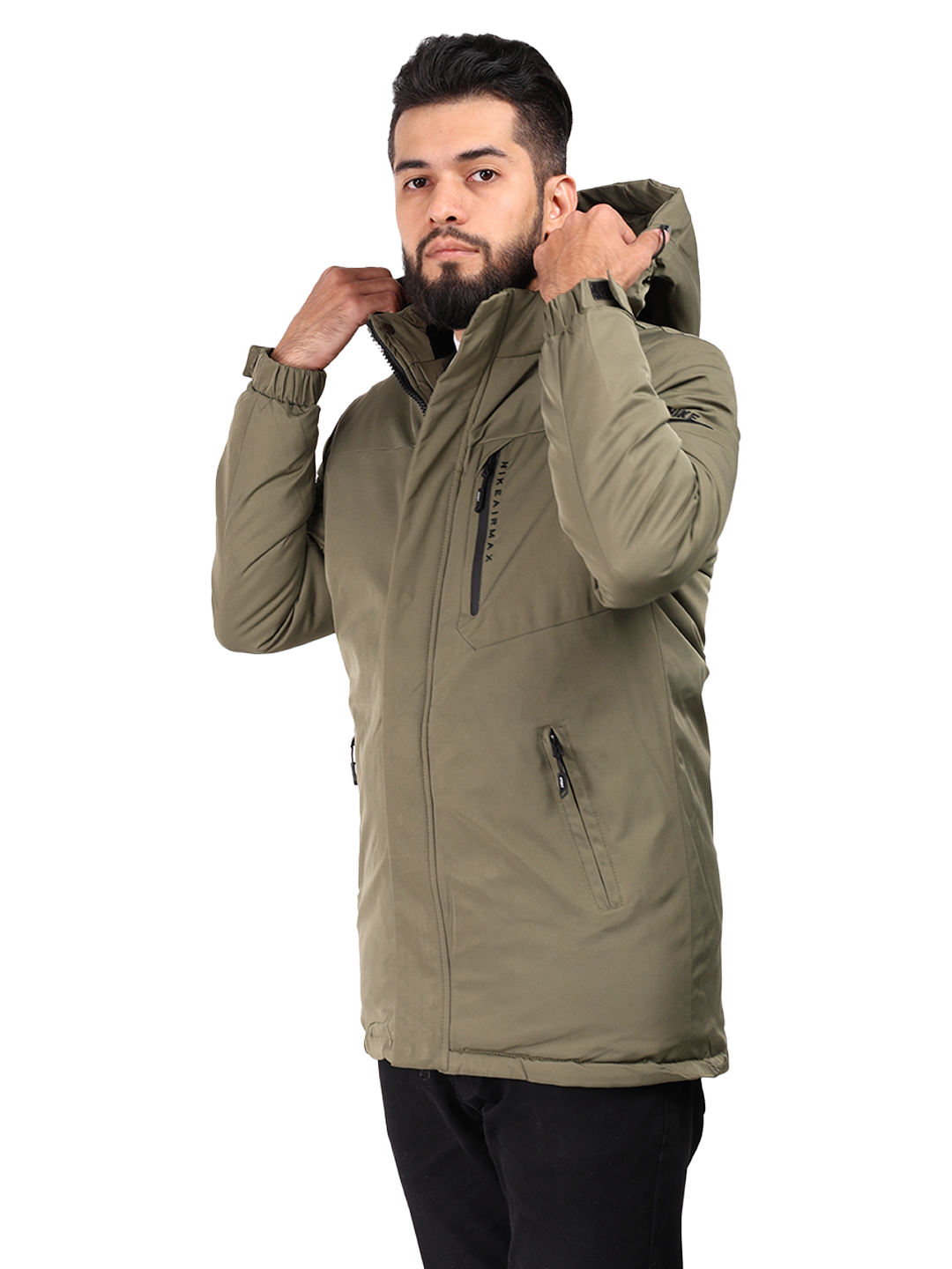 Куртка NIKE, размер 58, красный, зеленый — фото 1