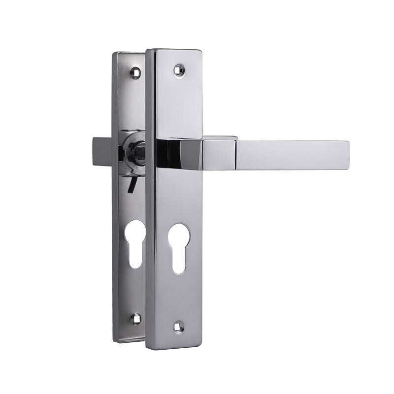 Ручка дверная на планке 109-55 мм хром Нора-М 16902