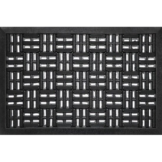Коврик Blabar фактурный придверный 45x75см Сleaning Line Damspel резиновый черный