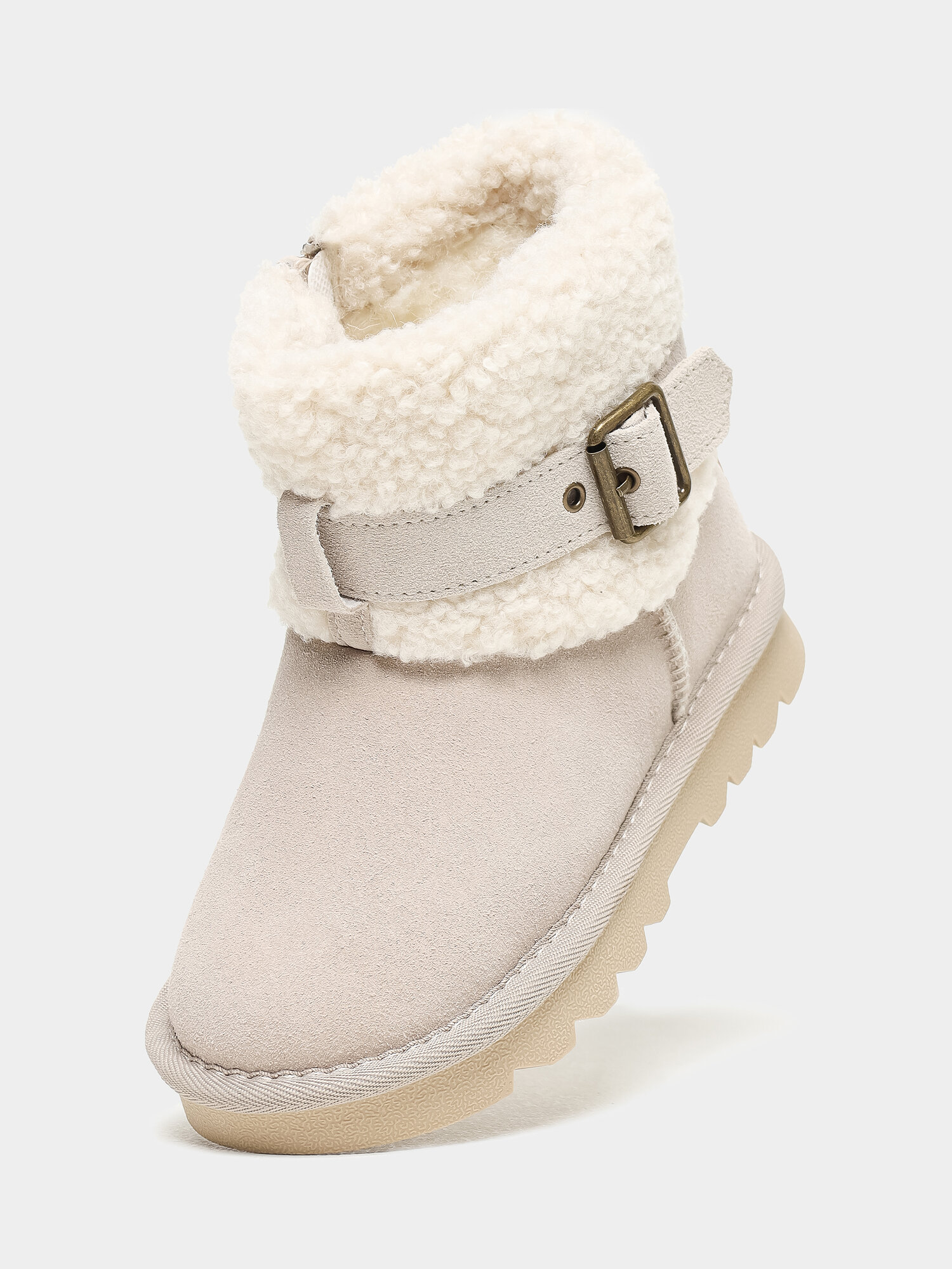 Угги B&G бежевый размер 28 молочный