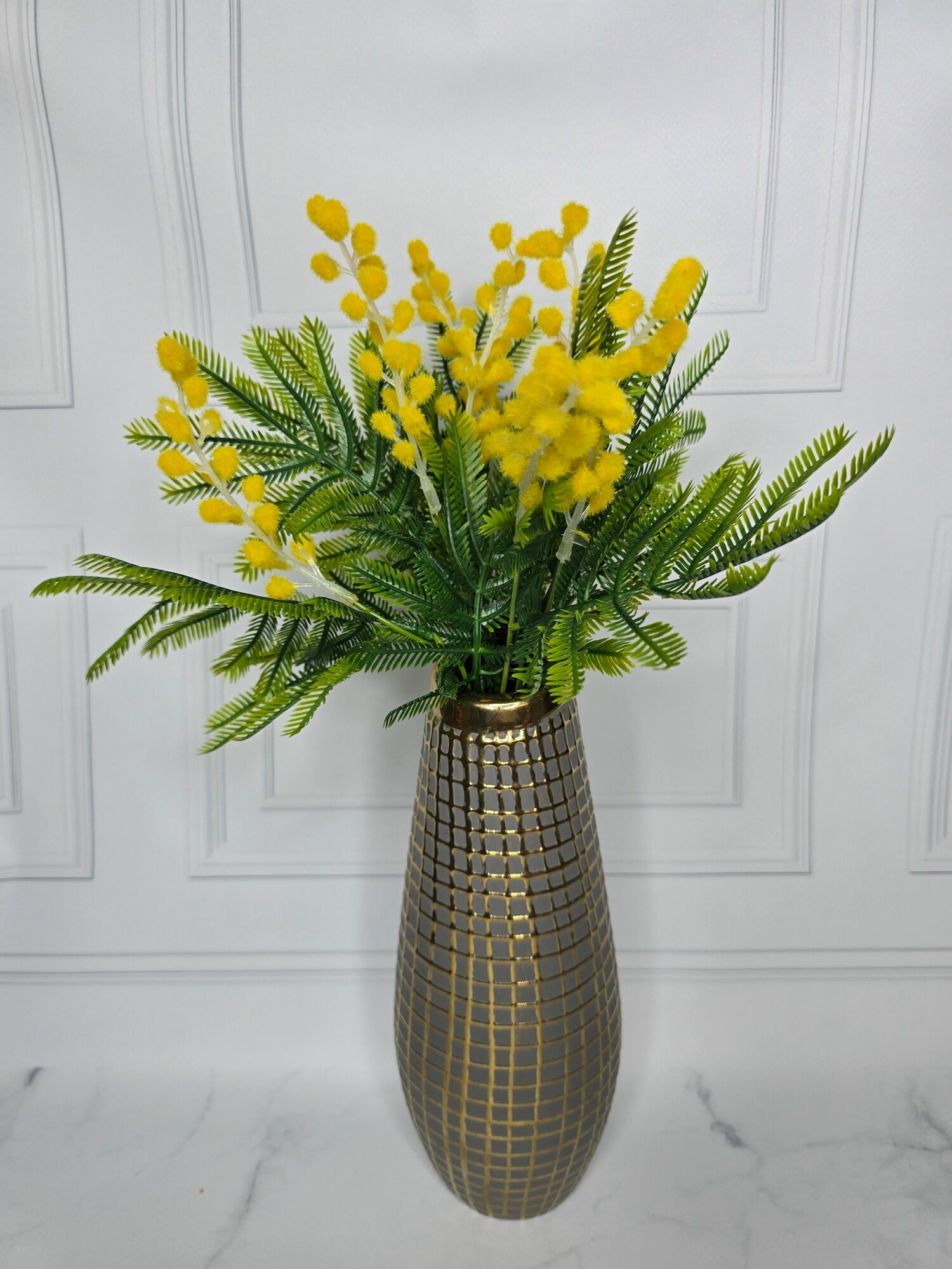 Цветы искусственные Мимоза букеты