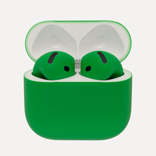 Изображение товара Наушники Apple AirPods 4, цвет зеленый, без активного шумоподавления (ANC), беспроводная зарядка
