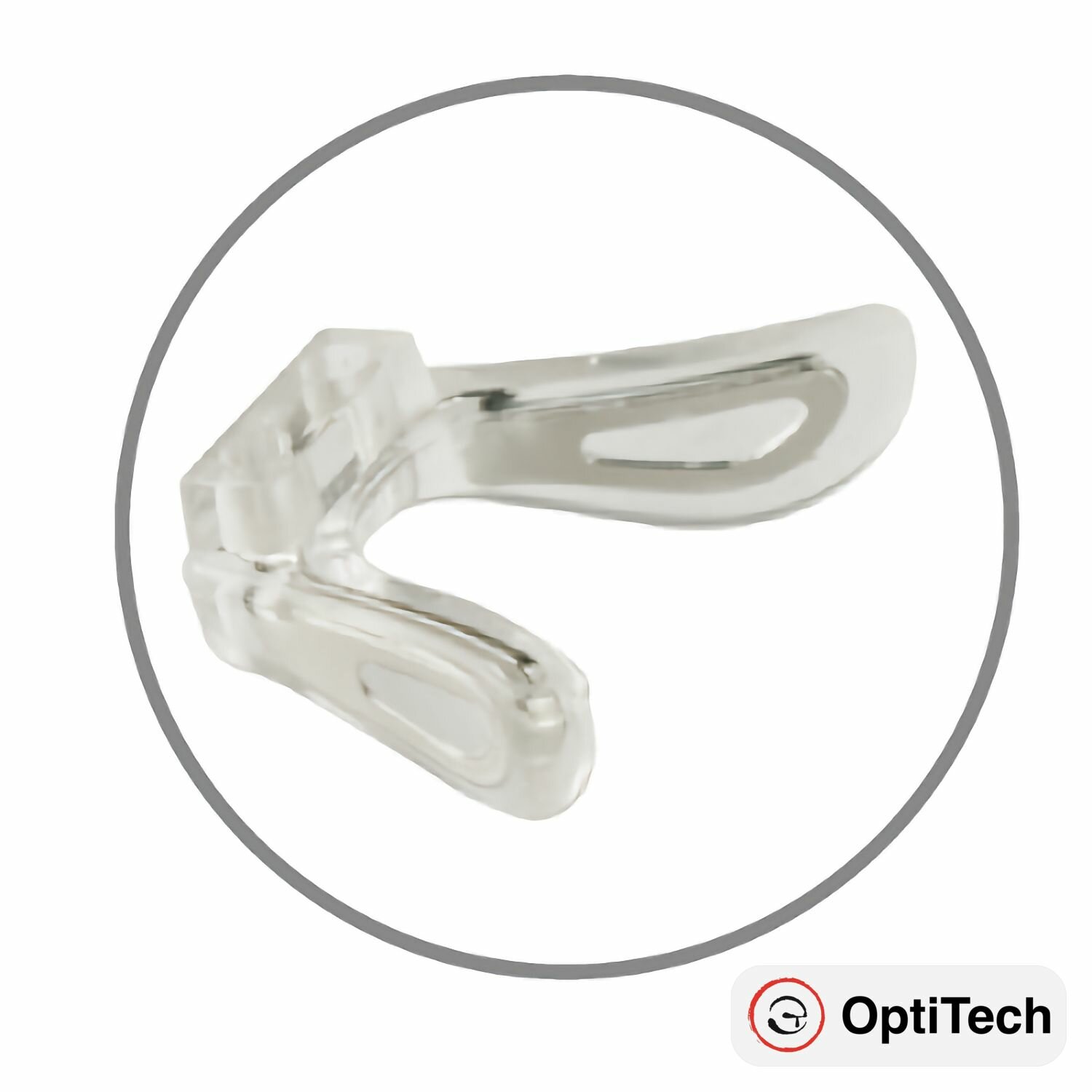 Носовые упоры сплошные мостики OptiTech для очков, с металлической вставкой, креплением "под винт", серебристые, 17.5 мм, 1 шт.