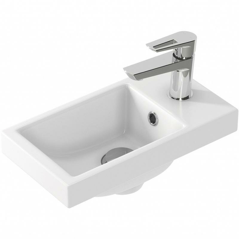 Раковина Velvex Cersanit Como 40 S-UM-COM40/1 Белая качество и стильный дизайн