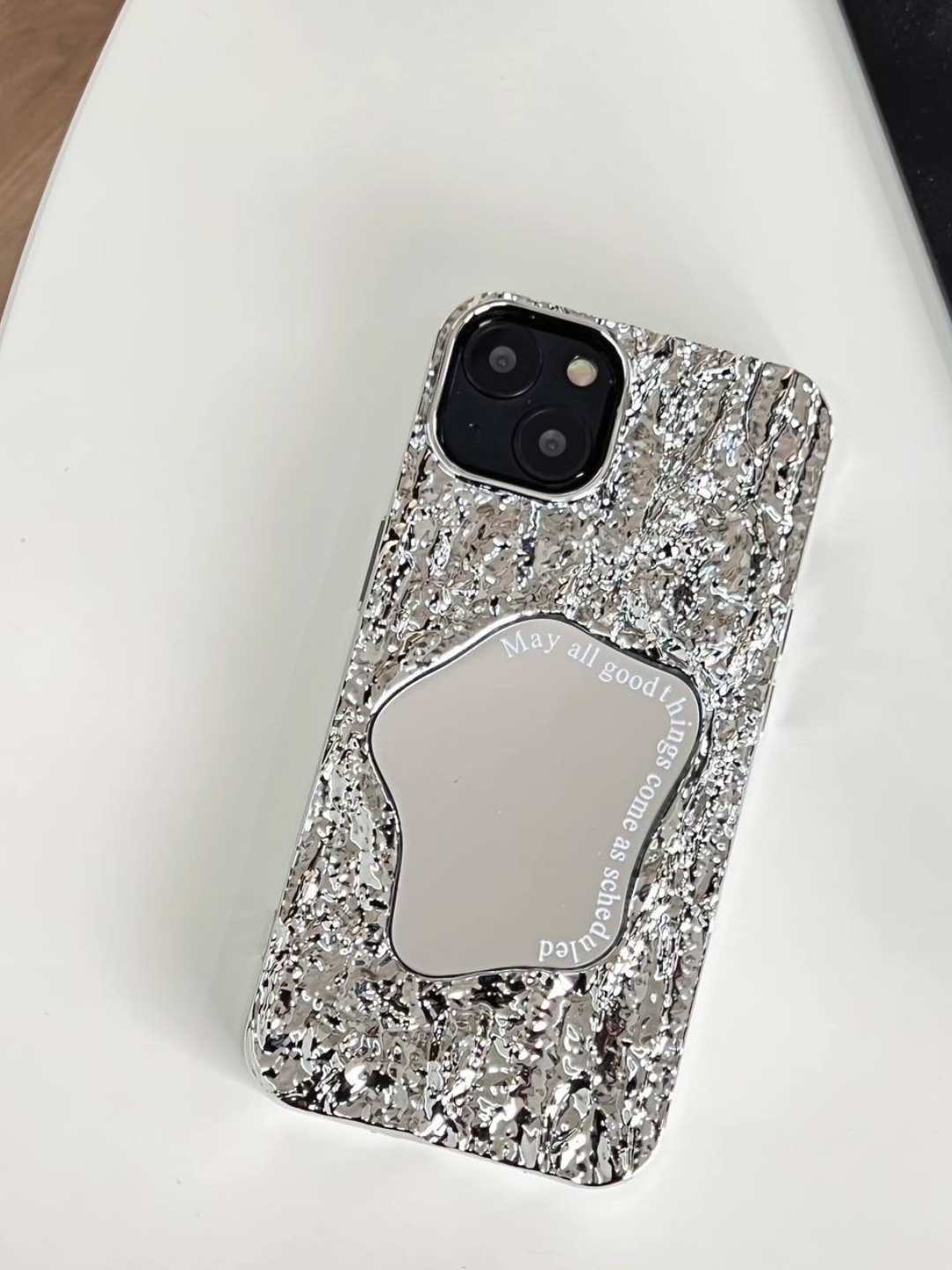 Чехол MagSafe, для iPhone 15/15 Pro/15 Max, замша, коралловый меланж — фото 1