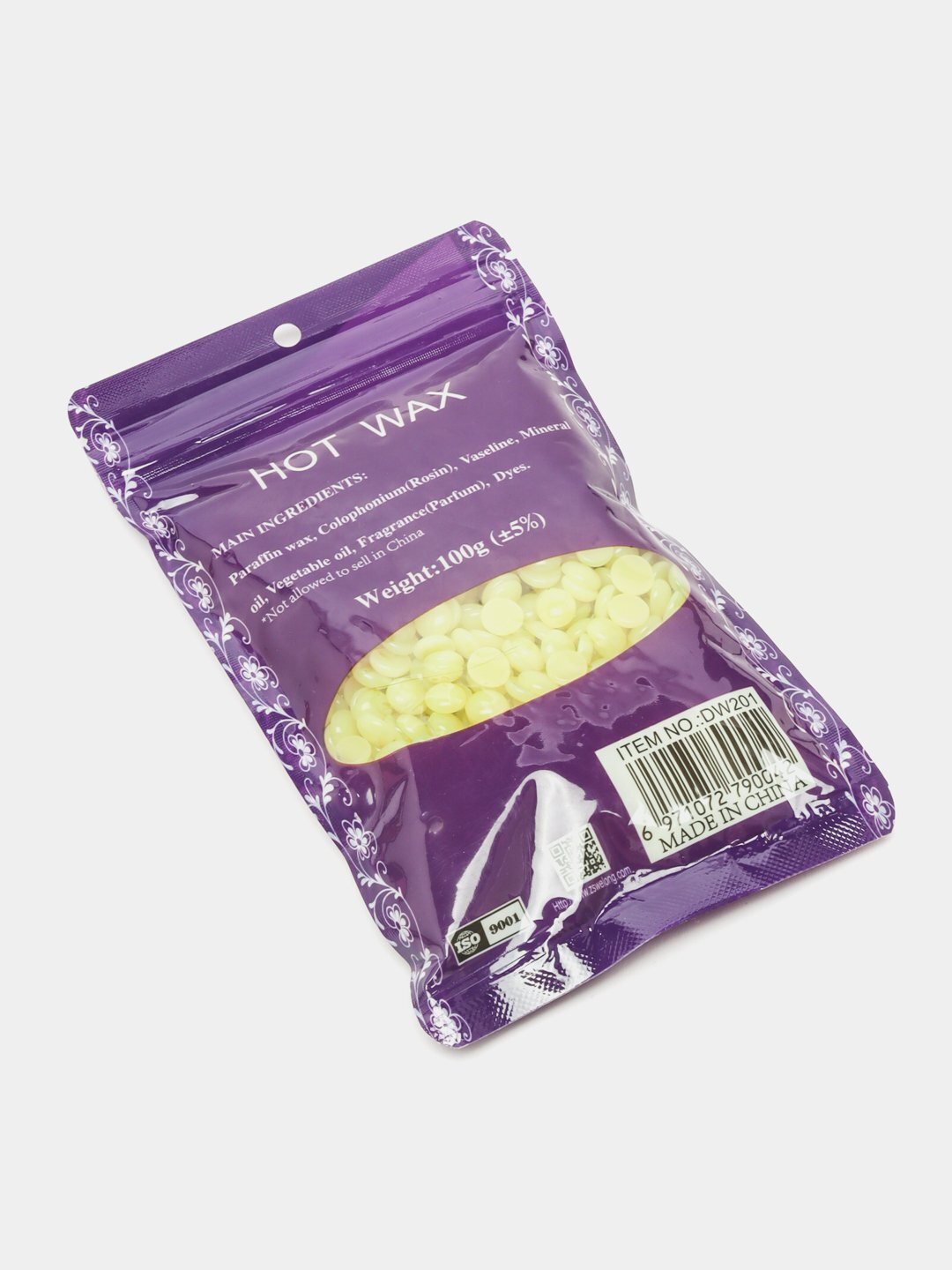 Воск для депиляции Hot Wax, профессиональный, в гранулах, пленочный, 100 г