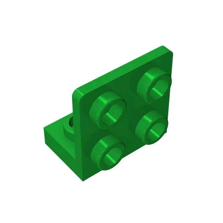 Изумрудная угловая пластина Lego 1x2 (040)