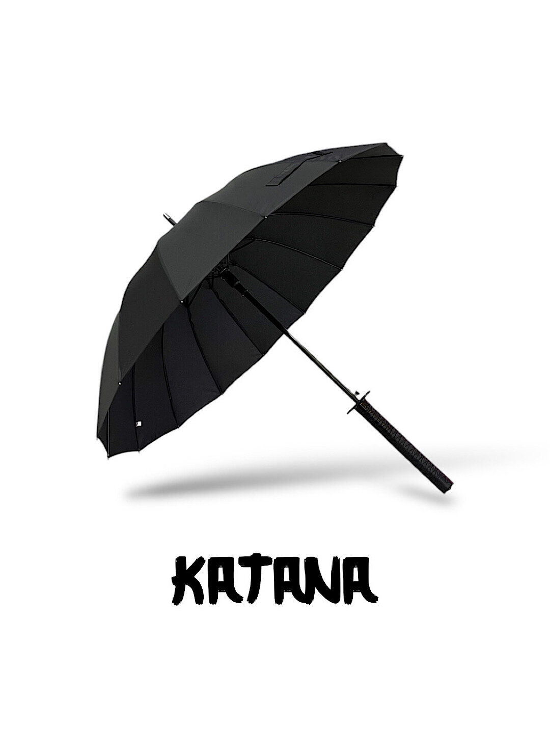 Зонт-трость ALMAS, черный — фото 1