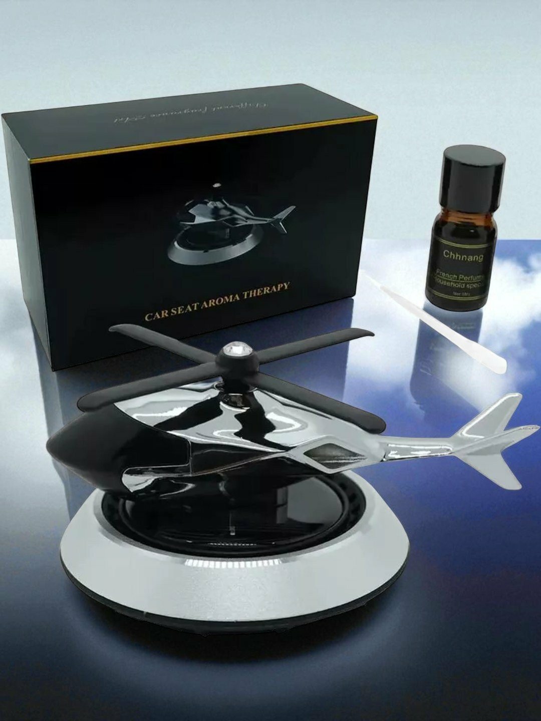 Освежитель воздуха "Вертолёт" MASHINAGA, жидкий, аромат "новый автомобиль", оригинальный