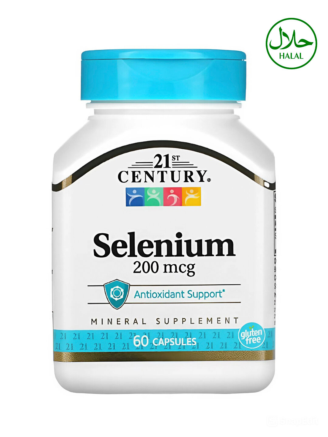 21st Century Selenium 200 mkg, 60 capsul /21st Century Селен, 200 мкг, 60 капсул — фото 1