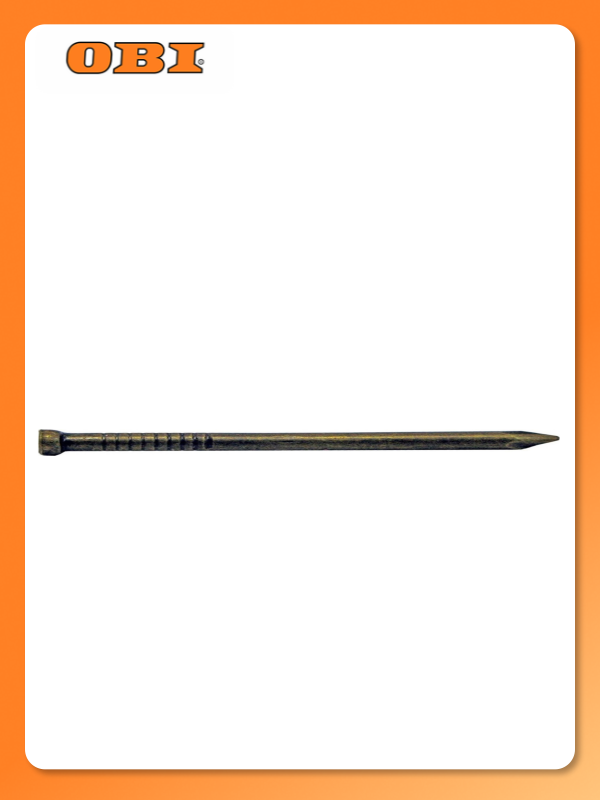 Финишные гвозди оцинкованные латунированные медные или бронзовые 14x45 мм 40 штук