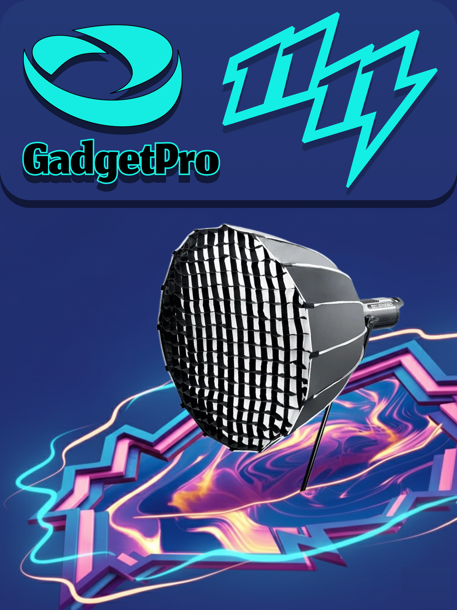 Софтбокс Godox SB04 (90A): профессиональный софтбокс для студийной съемки, 90x90 см