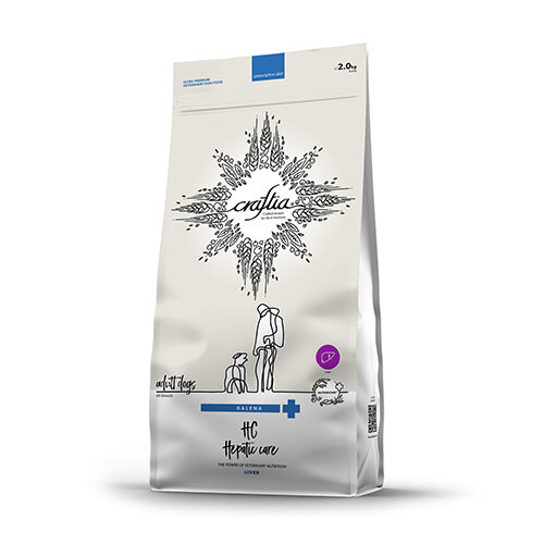 Craftia Galena Dog Hepatic Care / Ветеринарный сухой корм Крафтия для собак при Заболеваниях Печени фас. 2 кг