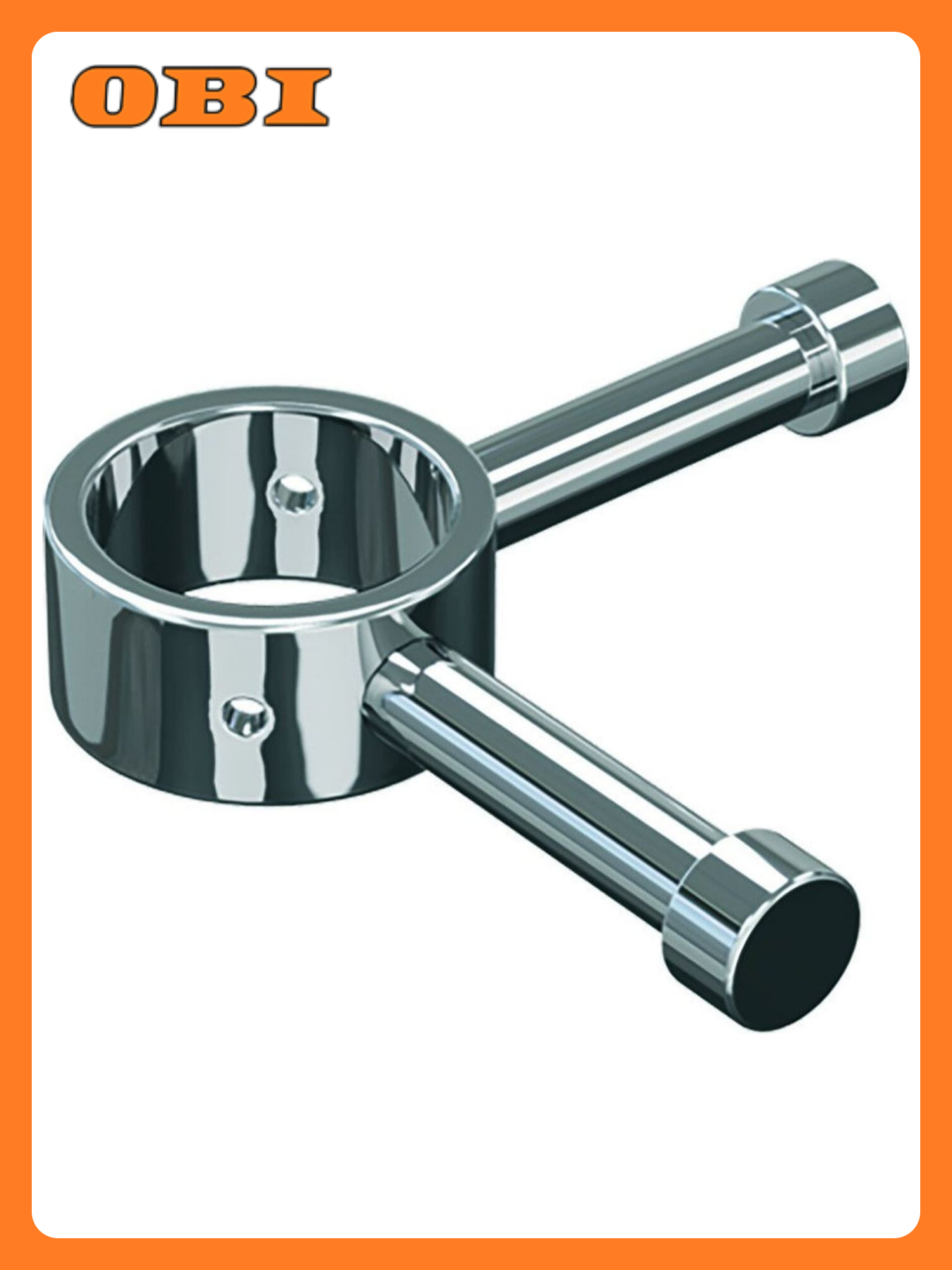 Крючок для полотенцесушителя Арго нержавеющая сталь серебристый 190х90 мм