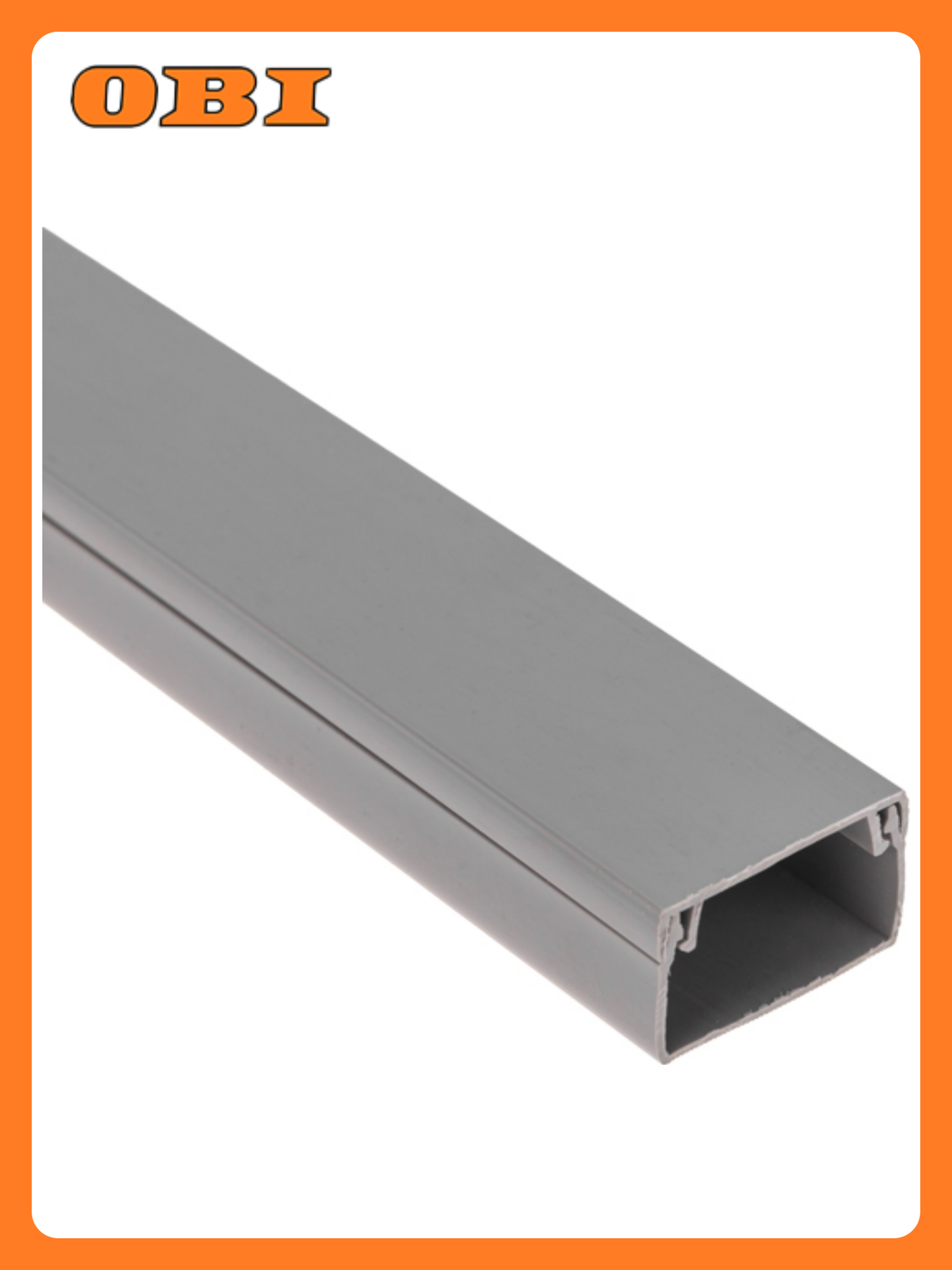 Кабель-канал REXANT 20х10 мм 2 метра упаковка серый