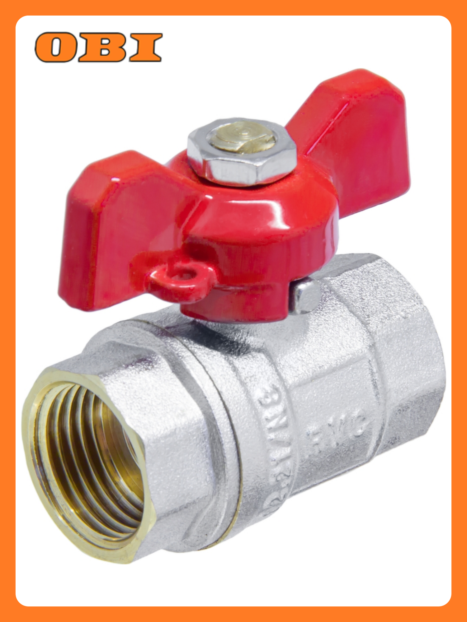 Шаровой кран MPF латунь муфтовое присоединение 1/2