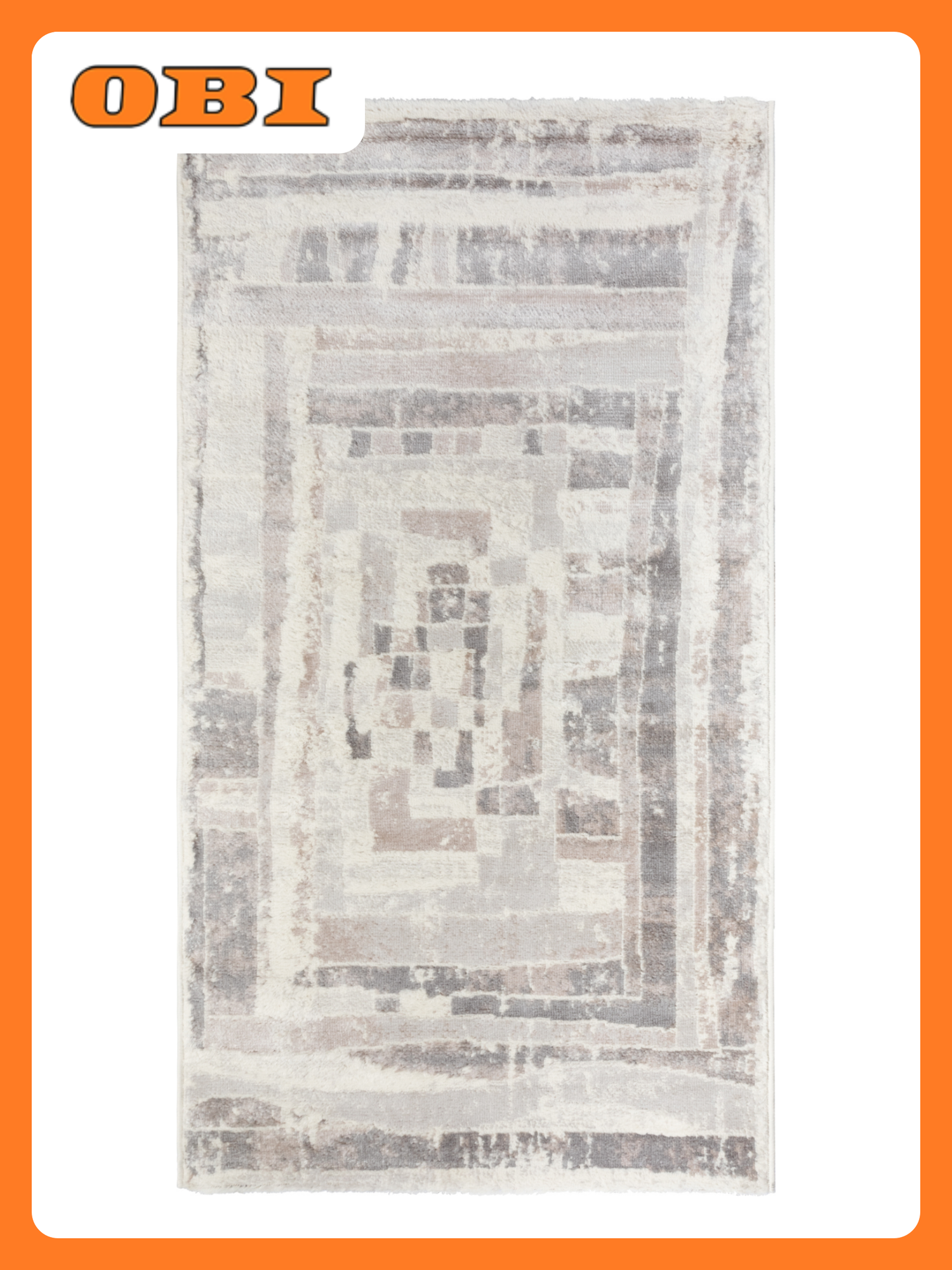 Ковер VENZA прямоугольный геометрический рисунок 08x15 м