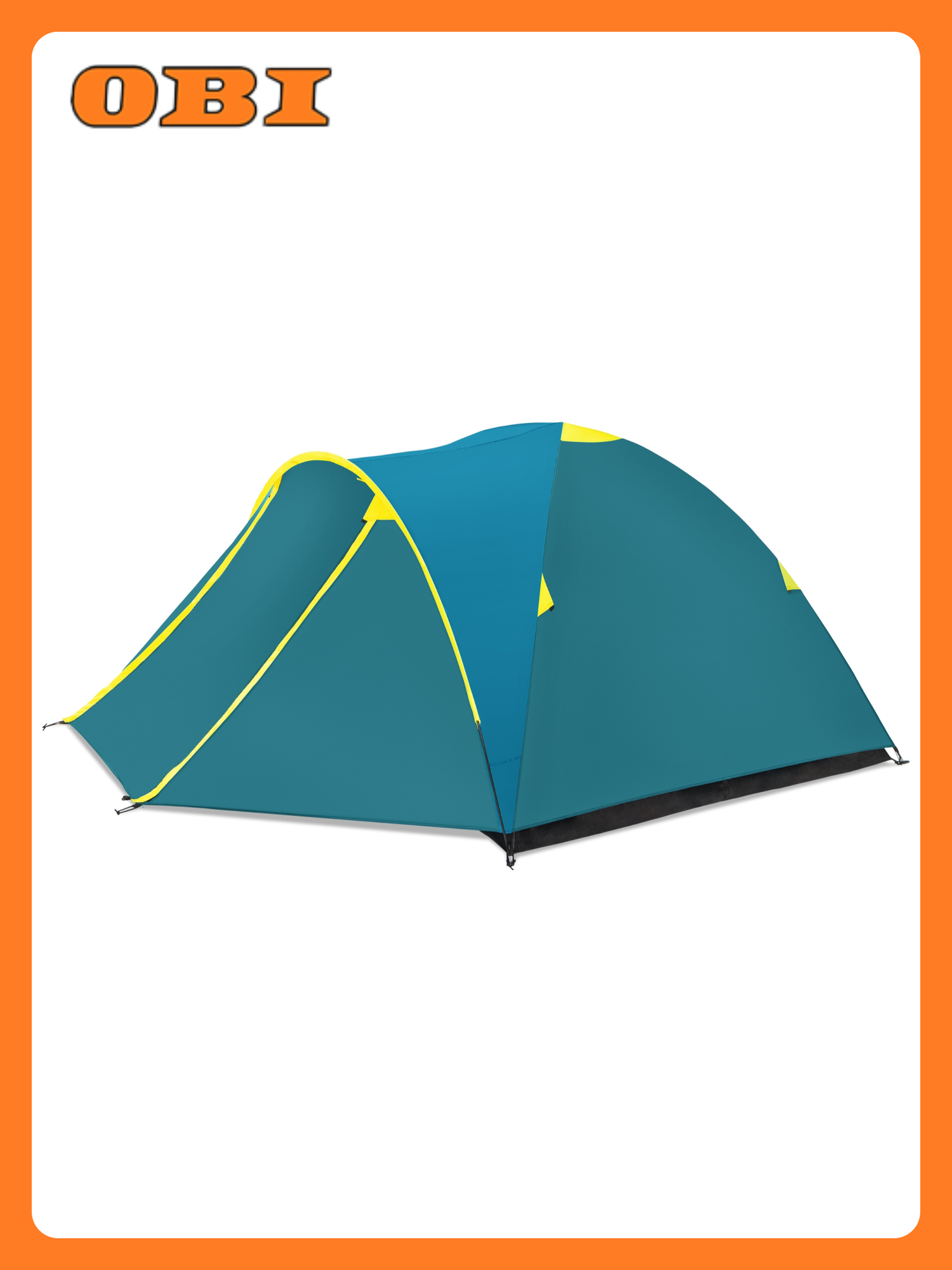 Палатка Bestway Activeridge, 4-местная, двухслойная, внешний каркас, зеленая