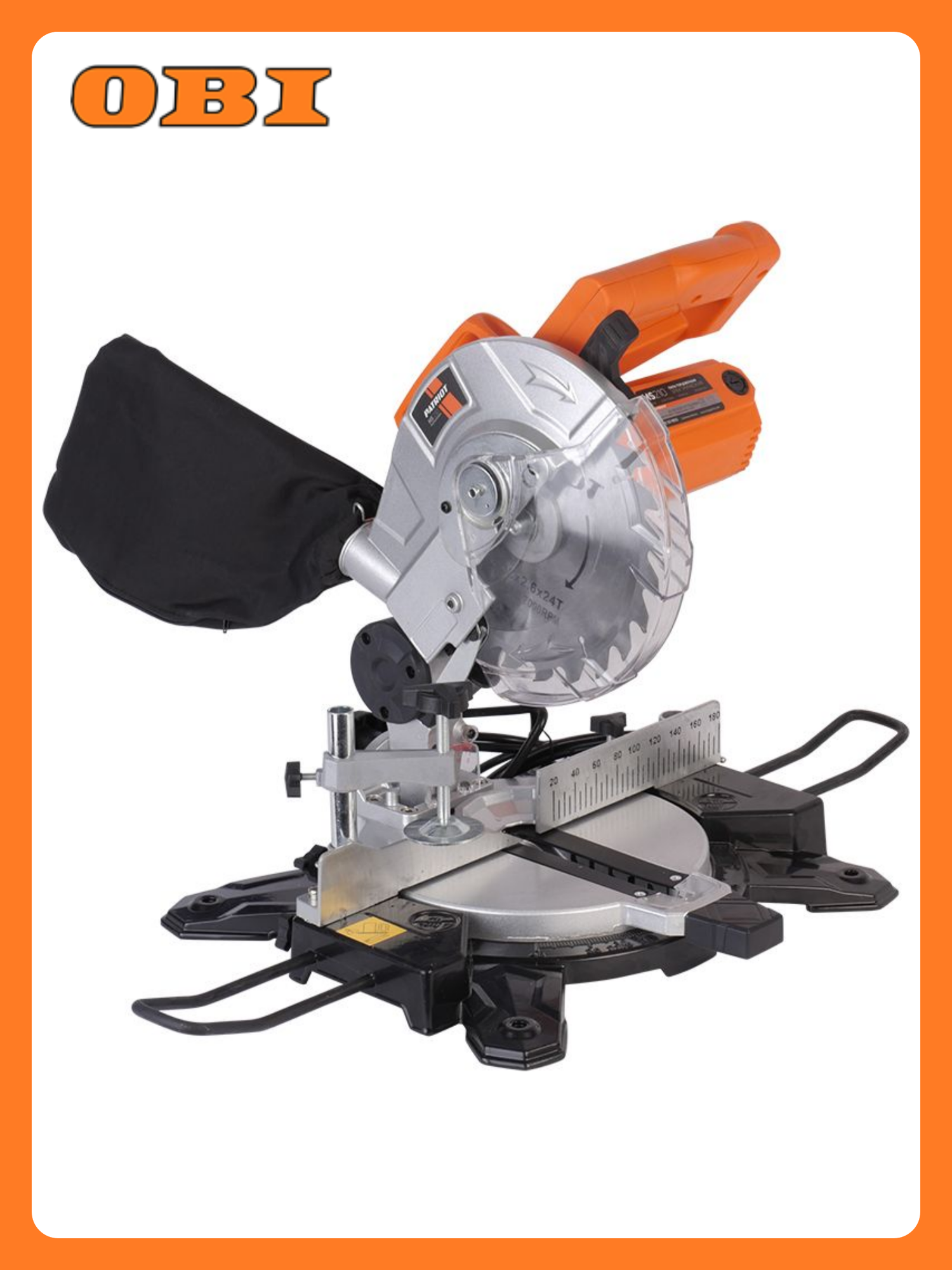 Торцовочная пила PATRIOT MS 210 1400Вт с пылесборником блокировка шпинделя