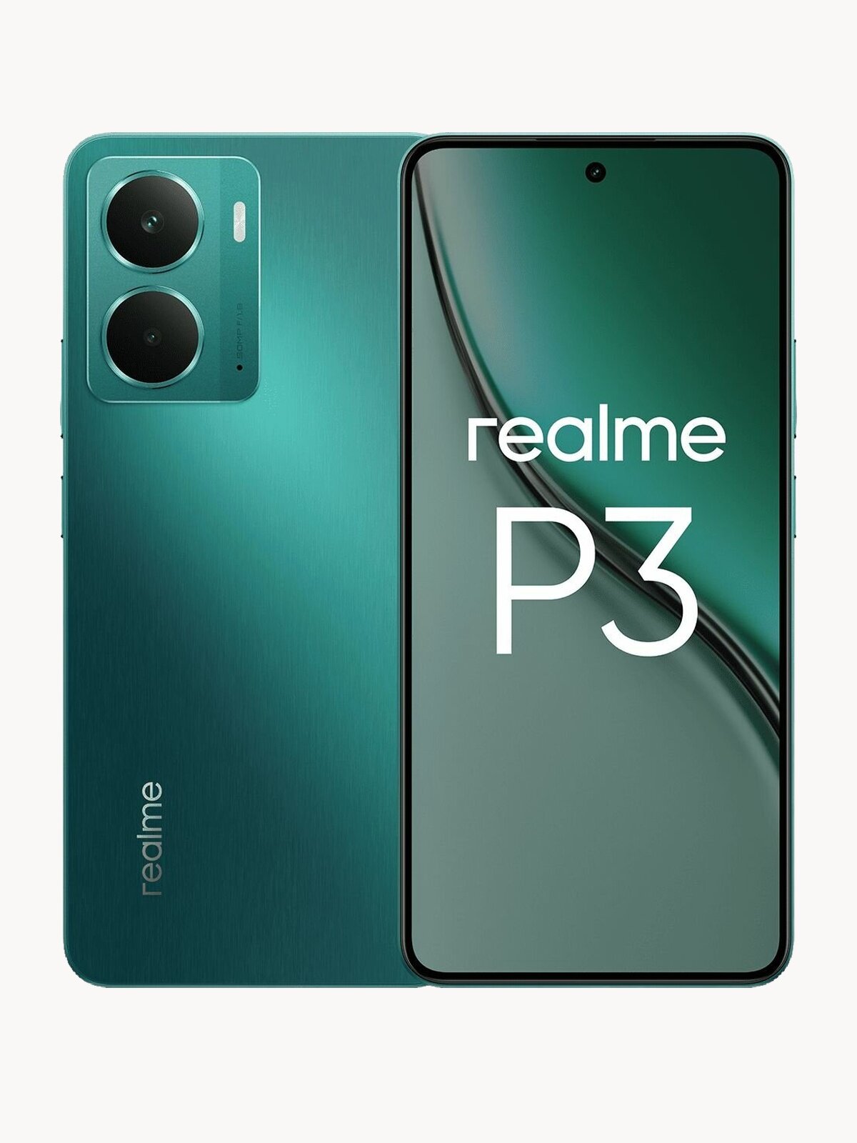Смартфон realme P3, зеленая звезда, 2, 12 ГБ/256 ГБ, Snapdragon 6 Gen4 (8 ядер), 2.3 ГГц, версия Ростест (EAC)