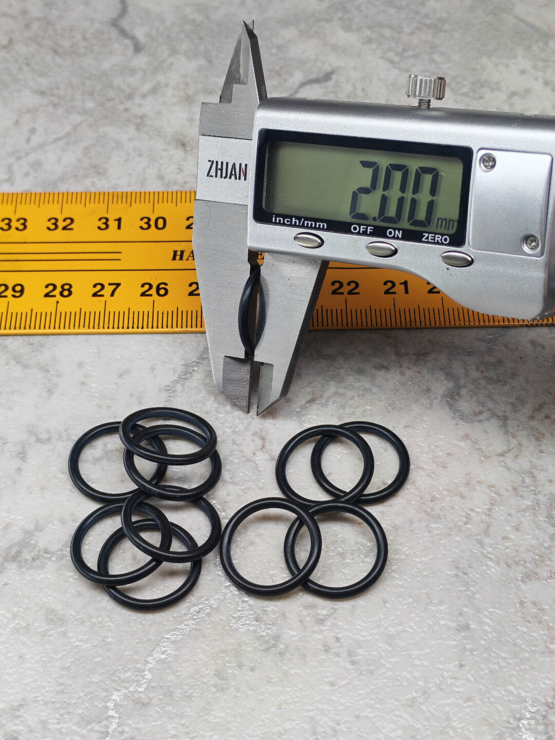 Кольцо резиновое уплотнительное 11x15x2 мм, Kastas O-ring NBR, 5 штук — фото 1