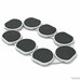 Поднос Lazy Susan Revolution, для гастроёмкостей, поворотная основа, овальный, ручки из пеньки