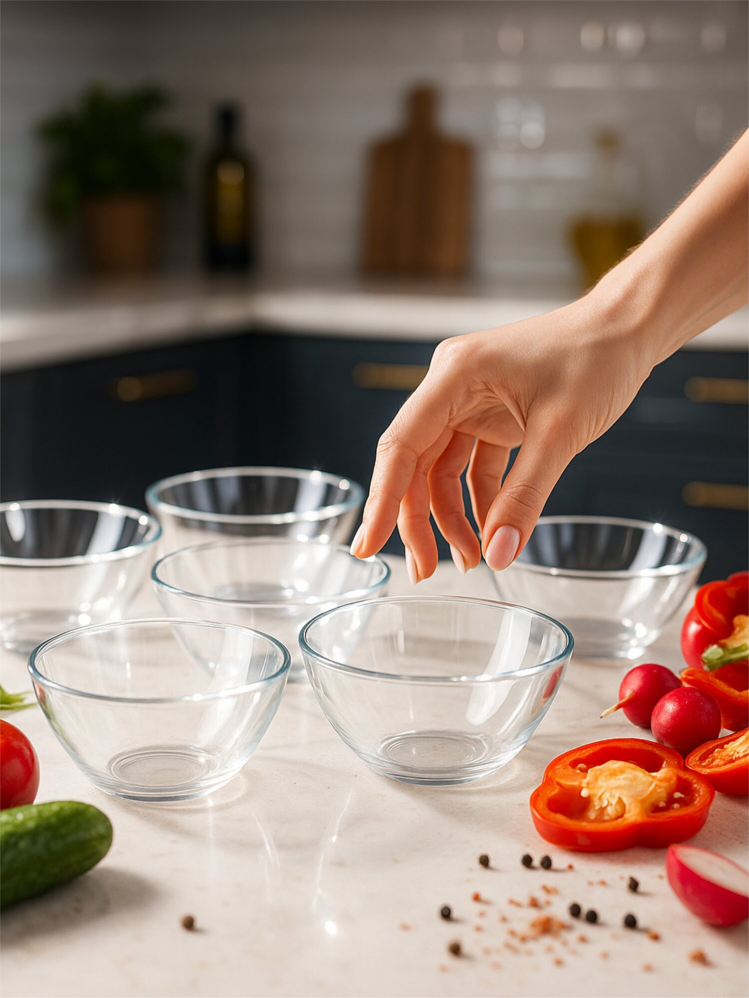 Салатник PASABAHCE инвитейшн 10341 125мм 1шт 12х1 1071407