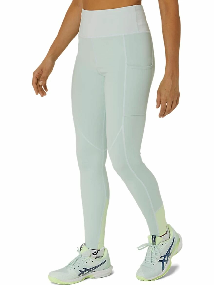 Тайтсы ASICS WOMEN TIGHT, размер M, голубой — фото 1
