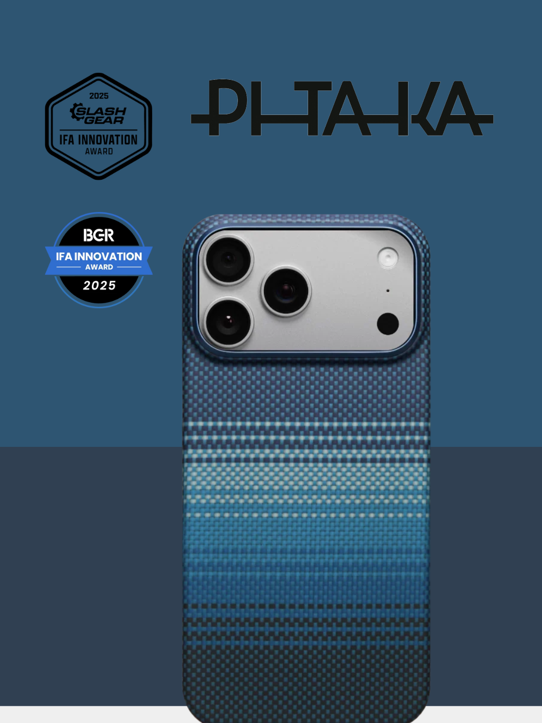 Чехол для iPhone 17 Pro Max Pitaka org 100% Moment · Moonrise, Light, Be alive, Premium Weave