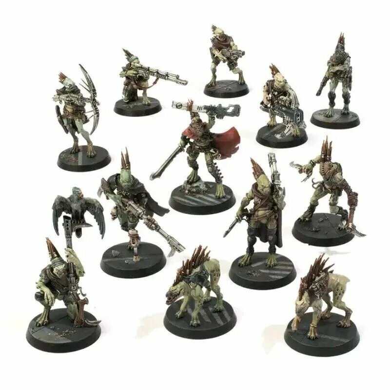 Смола Миниатюра Warhammer 40000 Kroot Farstalker Kinband / миниатюр для настольной игры Упражнения для раскрашивания