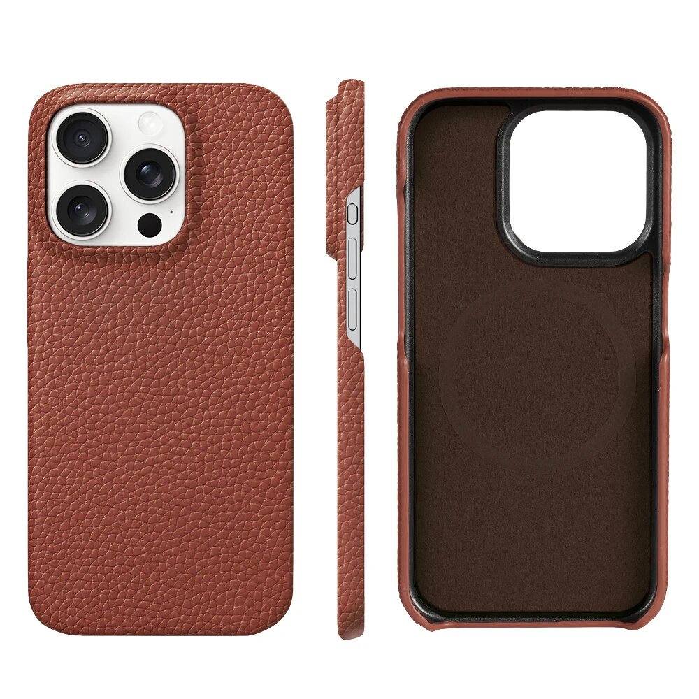 Чехол Magsafe для iPhone 18, 17, 15, 16 Pro Max, Air 17 Pro Коричневый, Brown, For iPhone 18Pro Max