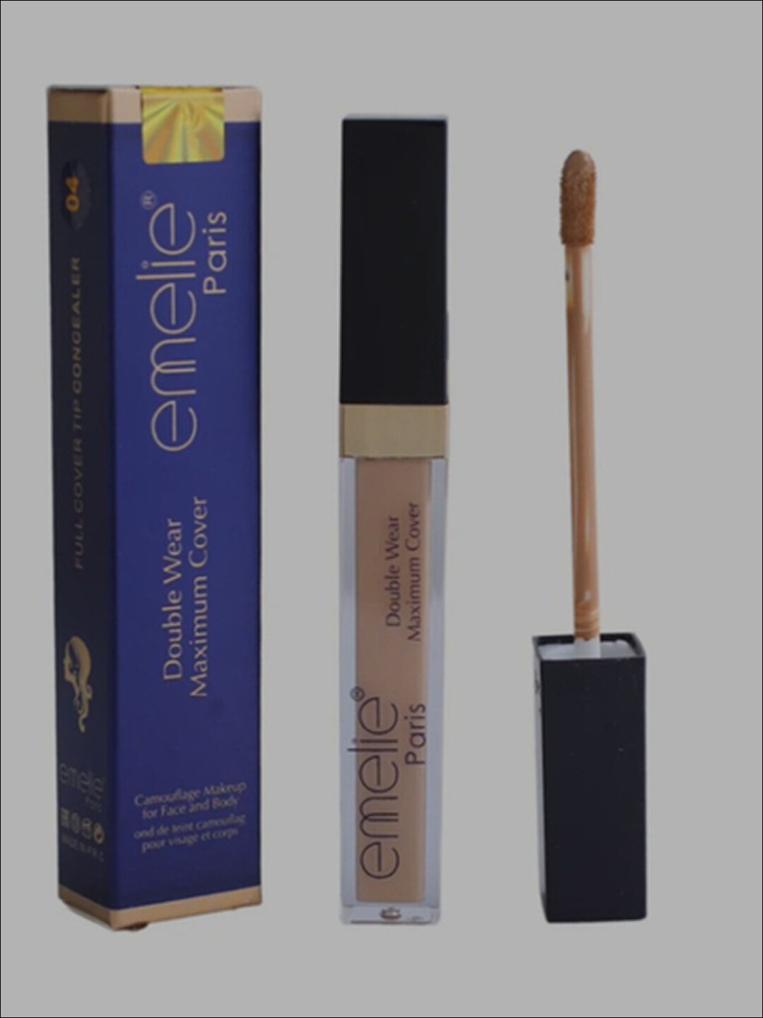 Консилер для лица, натуральный эффект Emelie Double Wear Maximum Cover