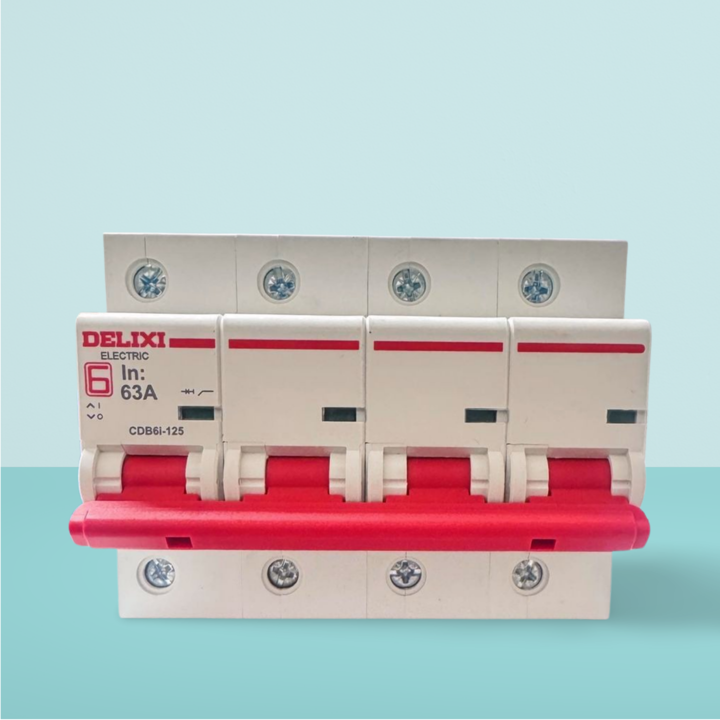 Авт. выкл. DELIXI CDB6i-125 4P C 63А — фото 1