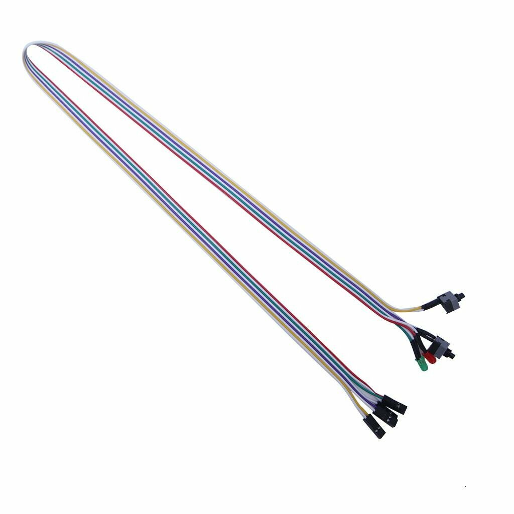 Кабель переключателя питания и сброса для ПК, Черный