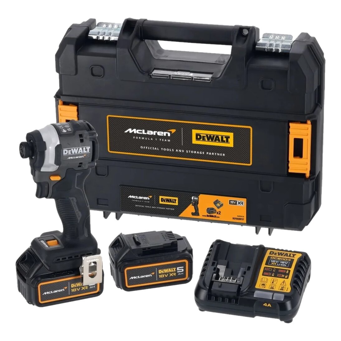 Аккумуляторный ударный винтоверт DeWALT McLaren DCF85M DCF85MP2T-QW